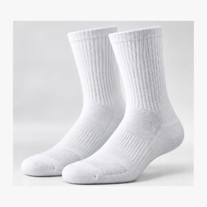Custom Athletic Crew Socks – Ribbed Sports Socks for Private Label & Bulk Orders