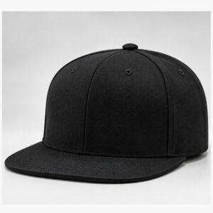 Custom Flat-Brim Snapback Cap – Structured 6-Panel Headwear for Private Label & Bulk Orders